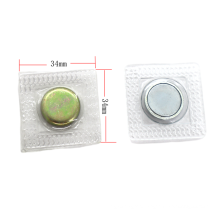 High Quality Custom Invisible Soft Easy to Sew PVC Magnets for Clothing Magnetic Snap